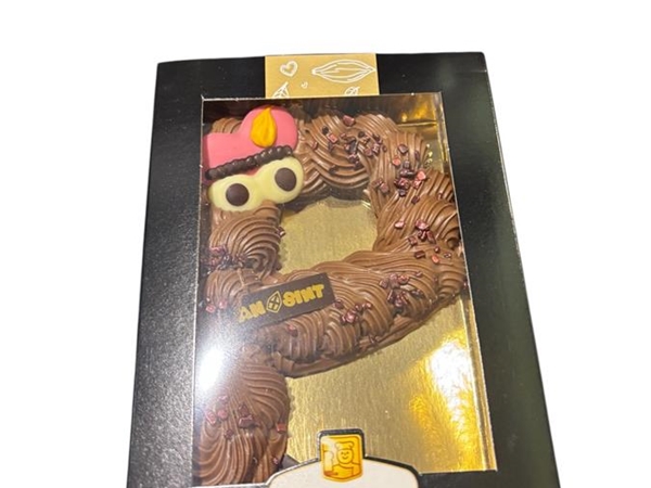 Kleine chocolade letter melk P